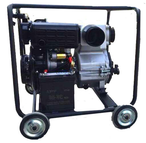 移动便携式4寸柴油机自吸泵污水泵