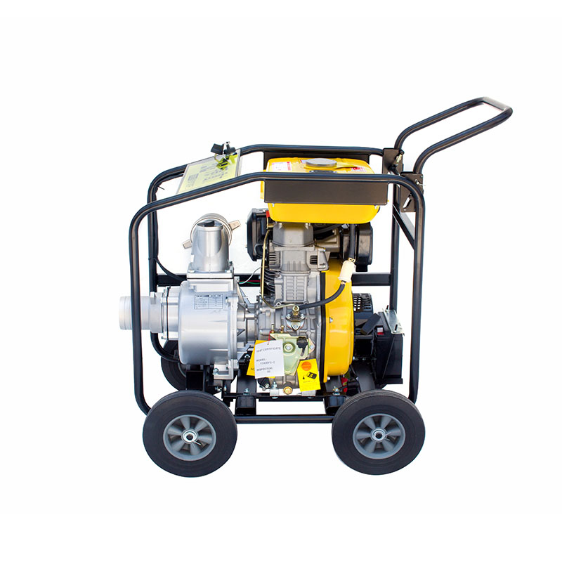 移动式柴油机应急排水泵4寸电启动