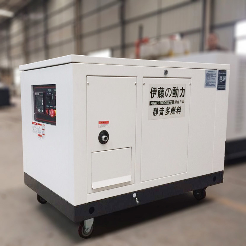 15kw应急移动式静音汽油发电机380V